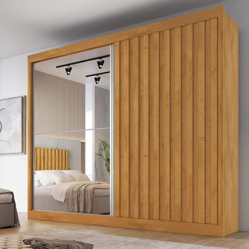 GUARDA-ROUPA 2 PORTAS ATLANTA 2,06 M – MÓVEIS EUROPA