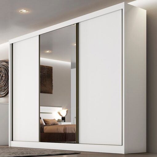 GUARDA-ROUPA SOLLO PLUS (1 PORTA ESPELHADA) 2,736 – NOVO HORIZONTE