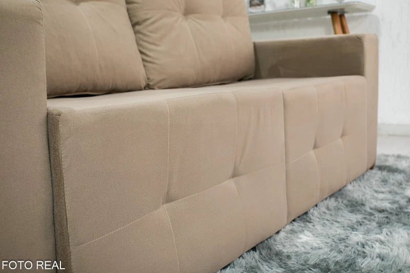 SOFÁ RETRÁTIL HAVAI 1,80 M VELUDINHO