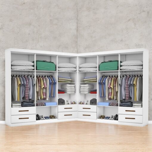 CLOSET HÉRCULES 1,77 M X 1,77 M – CARIOCA MÓVEIS
