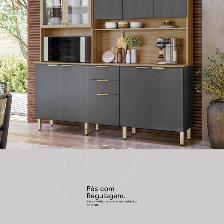 KIT COZINHA AMORA 1,98 M – DEMÓBILE