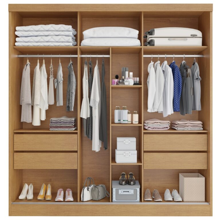 GUARDA-ROUPA 3 PORTAS CAPRI 2,21 M – BIANCHI