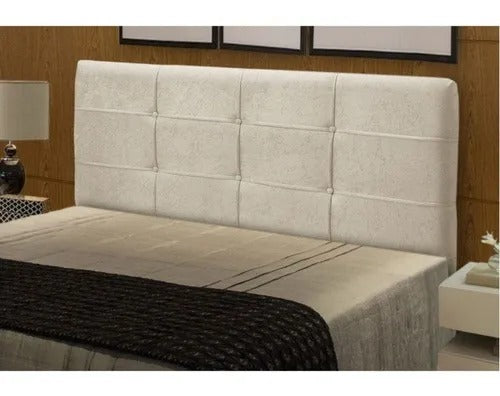 CABECEIRA CASAL LONDON 140 VELUDO SUEDE