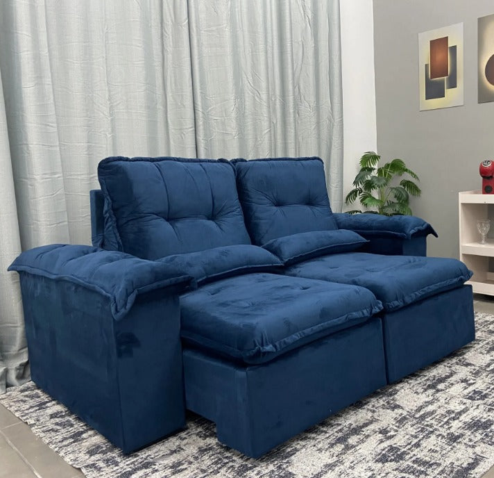 SOFÁ RETRÁTIL E RECLINÁVEL ARSENAL 2,30 M - AIFOS ESTOFADOS