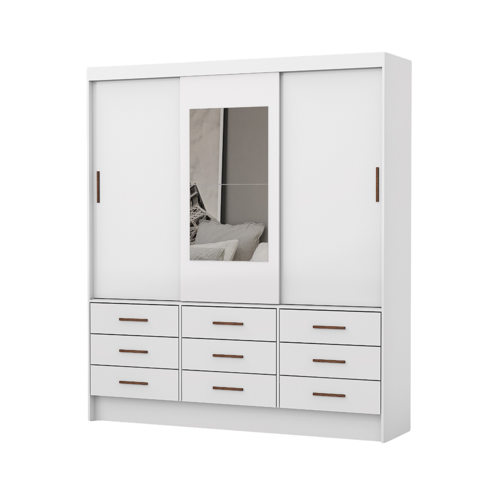 GUARDA-ROUPA 3 PORTAS SEVILHA