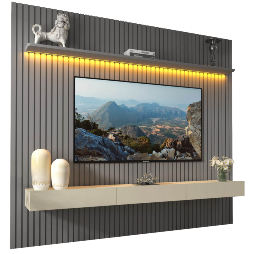 HOME ATÉ 85″ NOBRE RIPADO 230 (COM NICHO) – GELIUS