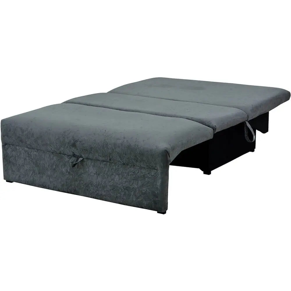 SOFÁ CAMA MALU 2 LUGARES TECIDO SUEDE 115CM
