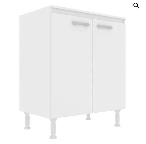 BALCÃO DE COZINHA DUPLO PARA COOKTOP 80CM - EVIDÊNCIA MÓVEIS