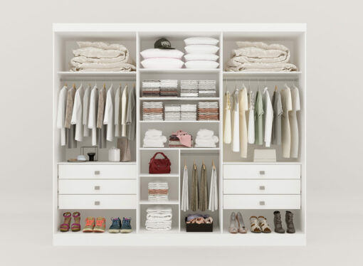 GUARDA-ROUPA 6 PORTAS DA VINCI 2,75 M – D’DORO MÓVEIS