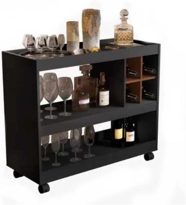 Aparador Bar 4050 1.20 Cm Com Adega E Rodízios – JB Móveis