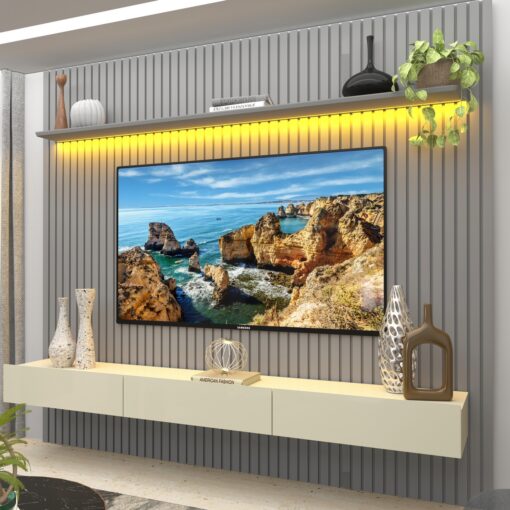 HOME ATÉ 85″ NOBRE RIPADO 230 (COM NICHO) – GELIUS