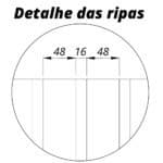 HOME ATÉ 85″ NOBRE RIPADO 230 (COM NICHO) – GELIUS