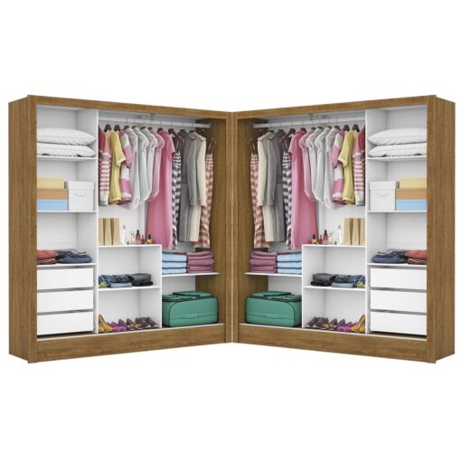 CLOSET DUBAI/SANTIAGO 1,79 M X 1,79 M – CARIOCA MÓVEIS