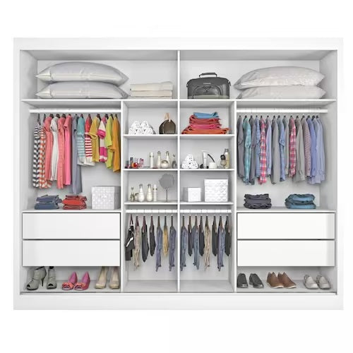 GUARDA-ROUPA 2 PORTAS ATLANTA 2,06 M – MÓVEIS EUROPA