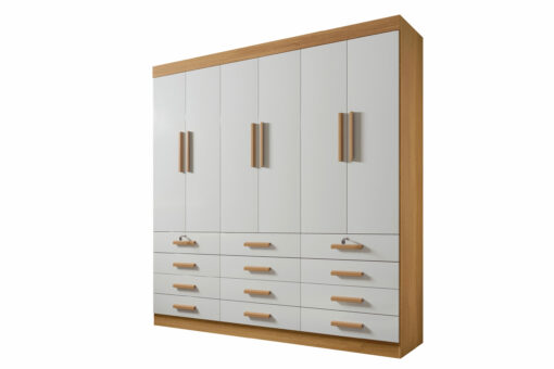 GUARDA-ROUPA 6 PORTAS MÔNACO 2,40 M – D'DORO MÓVEIS