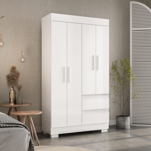 GUARDA-ROUPA 4 PORTAS MAYA 0,98 – ACP MÓVEIS