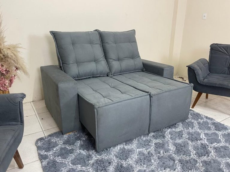 Sofá Retrátil E Reclinável Roma 1.60m