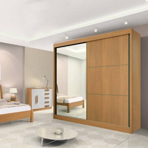 GUARDA-ROUPA 2 PORTAS TITANIUM 2,20 M – D’DORO MÓVEIS