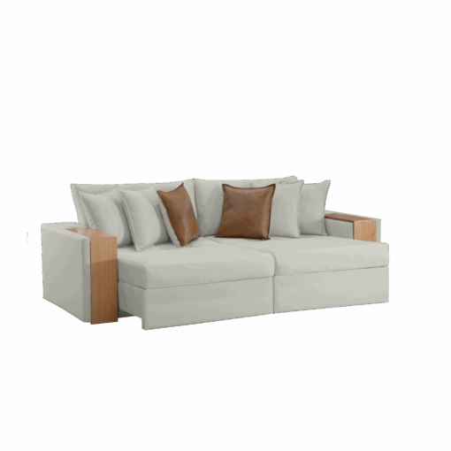 SOFÁ CAMA RETRÁTIL MAIORI 2,32 M – INNOVE ESTOFADOS
