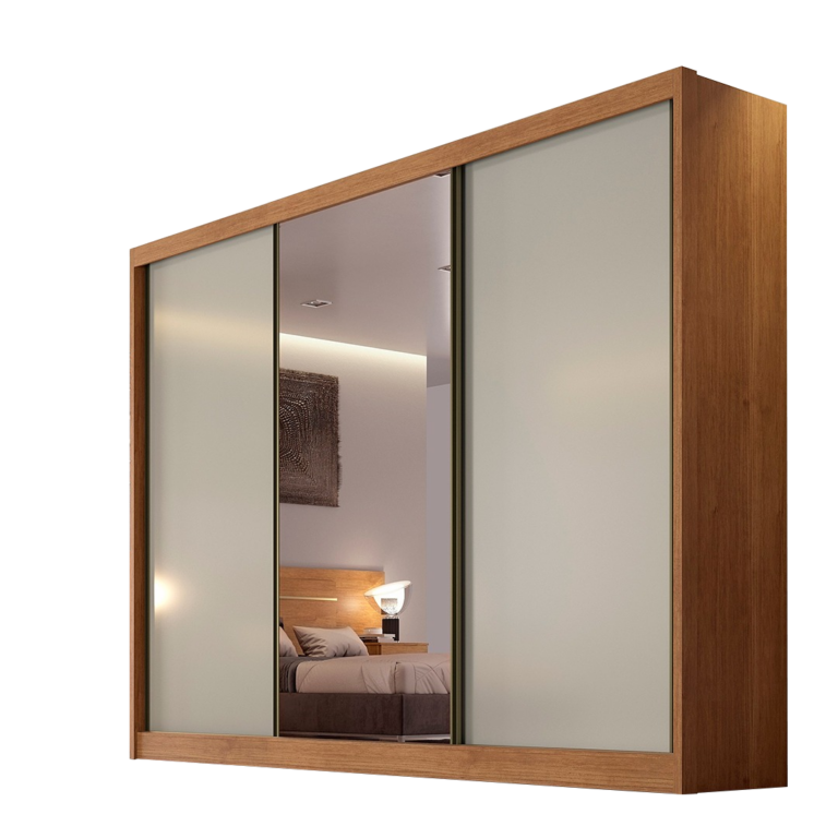 GUARDA-ROUPA SOLLO PLUS (1 PORTA ESPELHADA) 2,736 – NOVO HORIZONTE