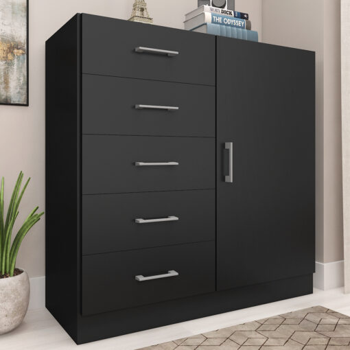 Cômoda 5 Gavetas com Sapateira Miami – Fellicci