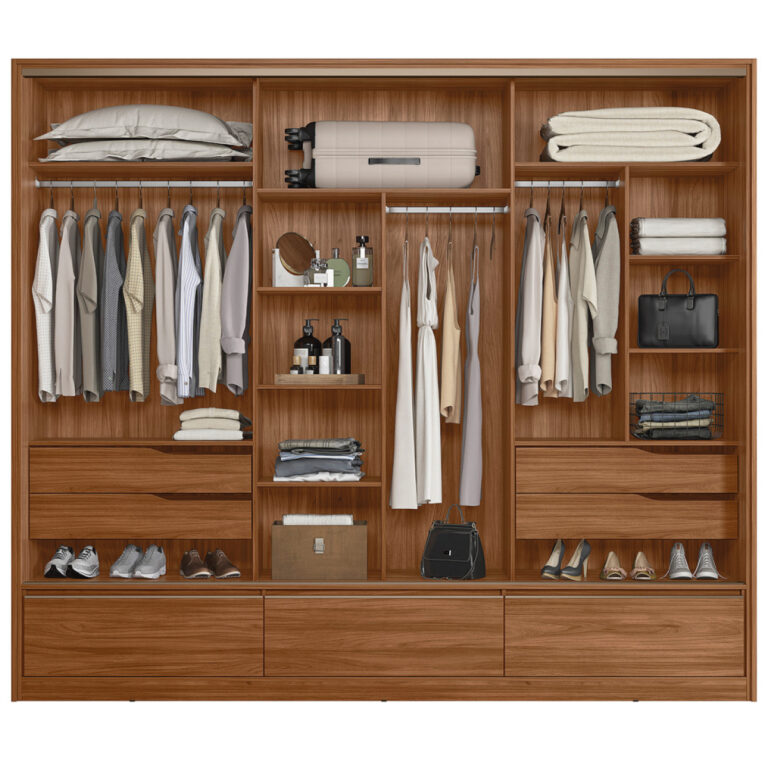 GUARDA-ROUPA 3 PORTAS LOUNGE 2,67 M – DEMÓBILE
