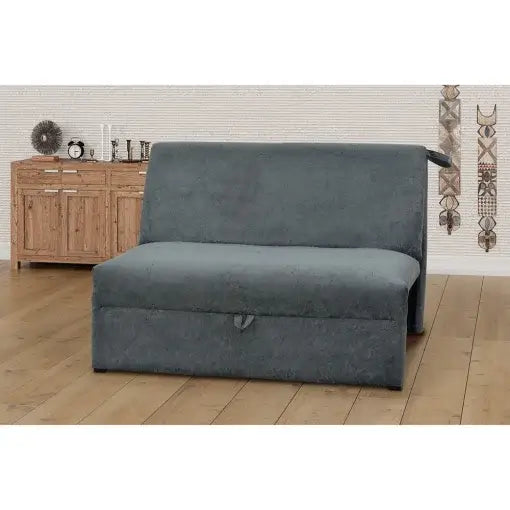 SOFÁ CAMA MALU 2 LUGARES TECIDO SUEDE 115CM