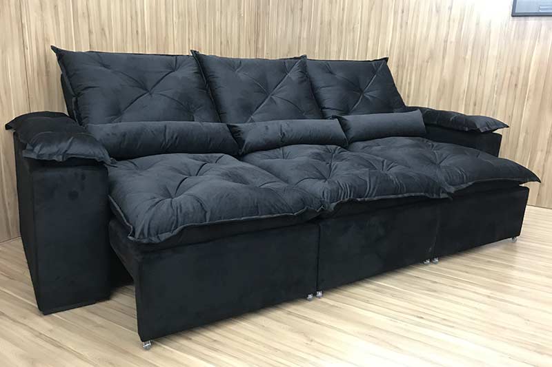 SOFÁ RETRÁTIL RECLINÁVEL TUNÍSIA 2,70M