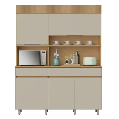 Kit Cozinha Realeza 5P2G 1,60 M - Nesher