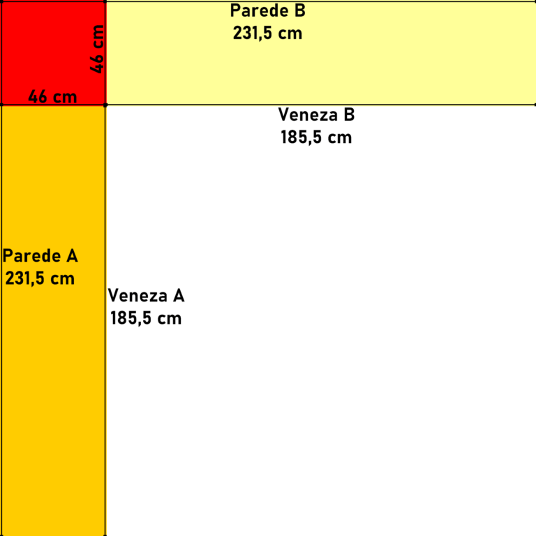 CLOSET VENEZA/CLARA/BERLIM 1,855 M X 1,855 M – CARIOCA MÓVEIS