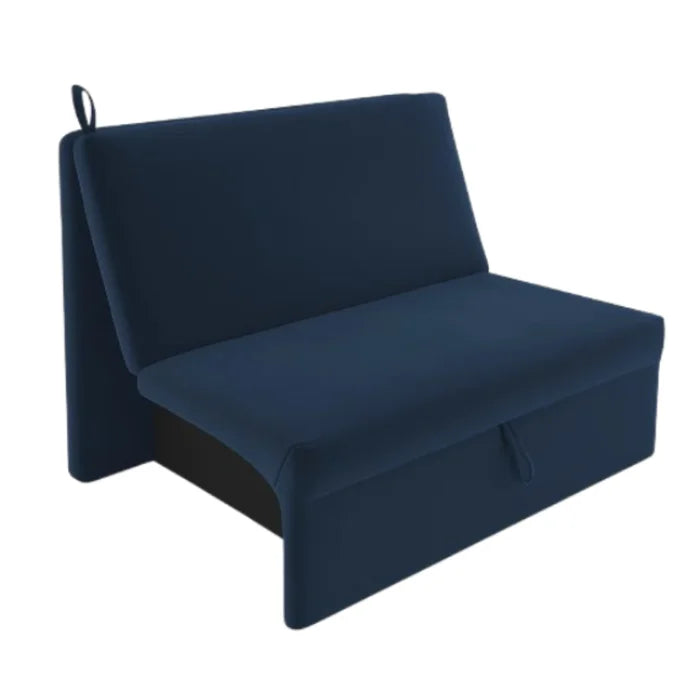 SOFÁ CAMA MALU 2 LUGARES TECIDO SUEDE 115CM