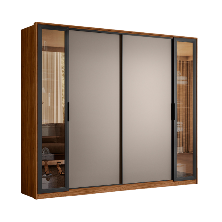 GUARDA-ROUPA 4 PORTAS LAREDO 2,67 M – DEMÓBILE