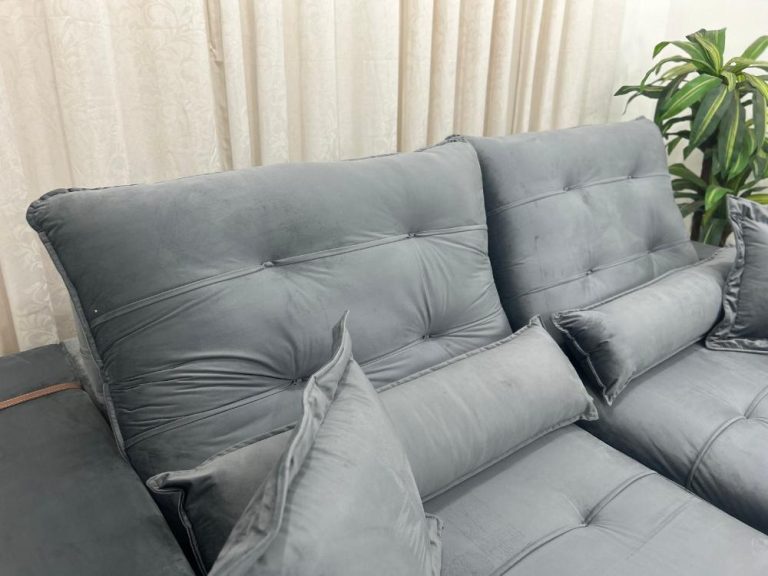 SOFÁ RETRÁTIL E RECLINÁVEL KIOTO 2,30 M – VELUDO