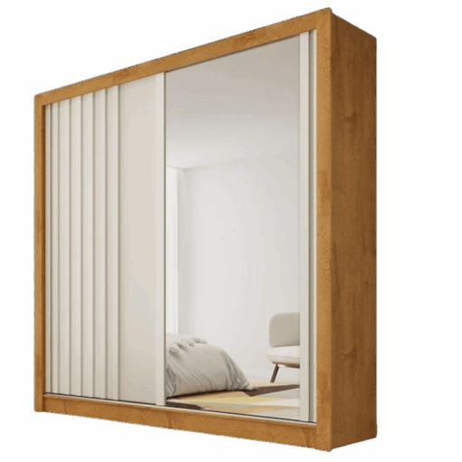 GUARDA-ROUPA 2 PORTAS LUGANO 1,80 M – MÓVEIS EUROPA