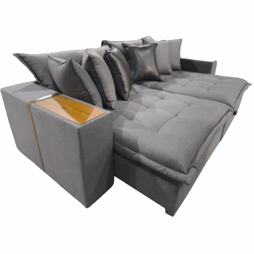 SOFÁ CAMA RETRÁTIL TEBAS/THEBAS 2,32 M – INNOVE ESTOFADOS