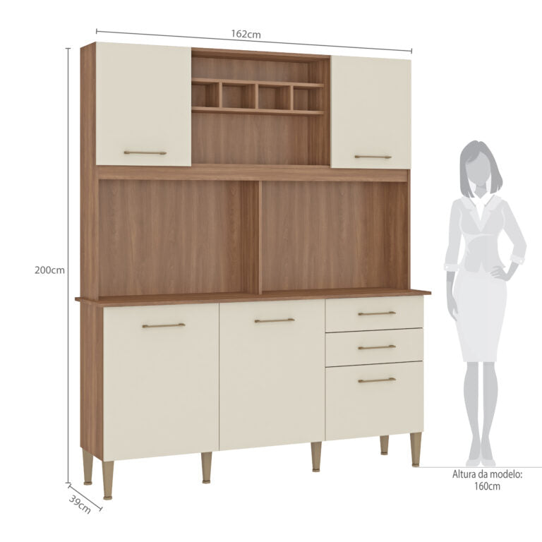 KIT COZINHA ALICE/LAURA C303 1,62 M – FELLICCI