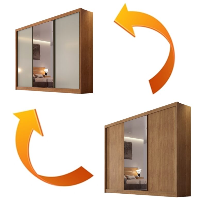 GUARDA-ROUPA SOLLO PLUS (1 PORTA ESPELHADA) 2,736 – NOVO HORIZONTE
