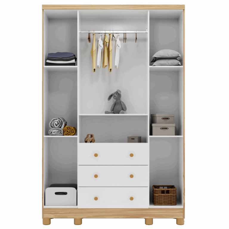 GUARDA-ROUPA 4 PORTAS TEDY – PEROBA MÓVEIS