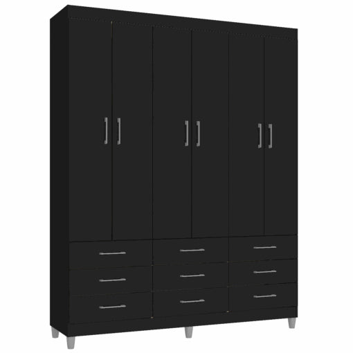 GUARDA-ROUPA 6 PORTAS PARATY 3690 1,50 – FELLICCI