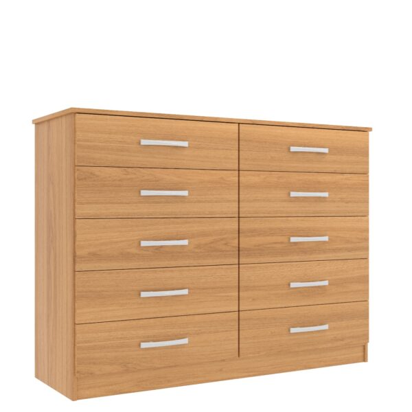 CÔMODA MARBELA 0.92 CM – 10 GAVETAS -EVIDÊNCIA MÓVEIS