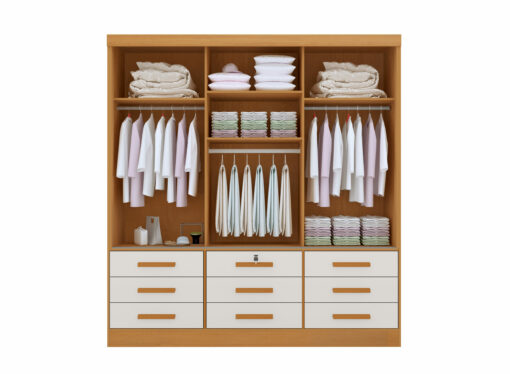 GUARDA-ROUPA MERIDIAN 3 PORTAS – D’DORO MÓVEIS