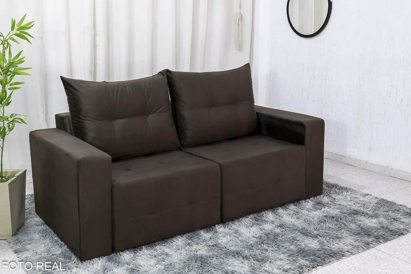 SOFÁ RETRÁTIL HAVAI 1,80 M VELUDINHO