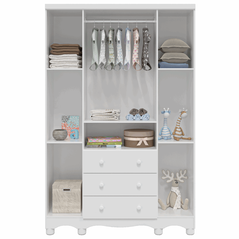 GUARDA-ROUPA 4 PORTAS TEDY – PEROBA MÓVEIS