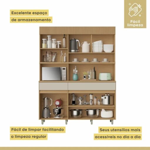 Kit Cozinha Realeza 5P2G 1,60 M - Nesher