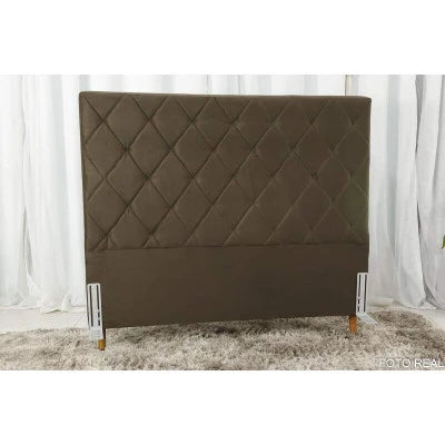 Cabeceira Casal Paris Suede Larg. 1.40m