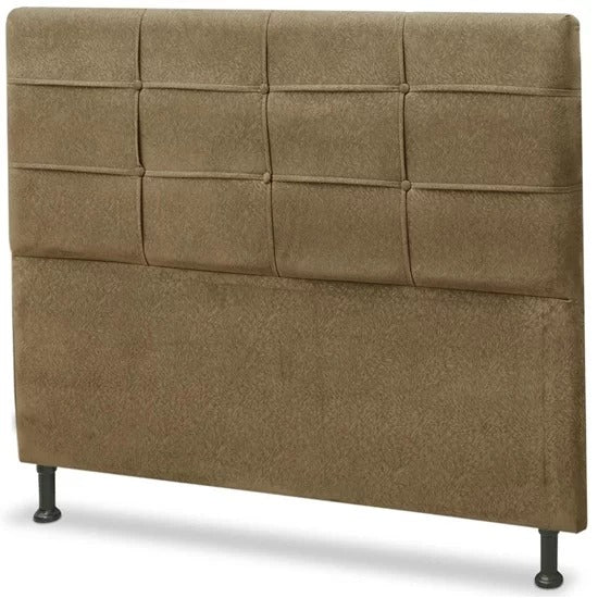 CABECEIRA CASAL LONDON 140 VELUDO SUEDE