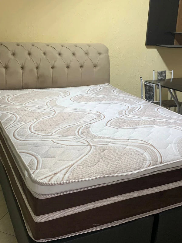 COLCHÃO CASAL DOM 32CM / D33 MOLAS ENSACADAS - BIOFLEX + Base Baú Casal