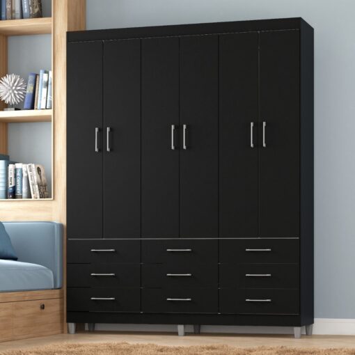 GUARDA-ROUPA 6 PORTAS PARATY 3690 1,50 – FELLICCI