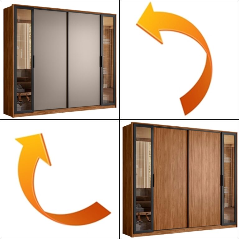 GUARDA-ROUPA 4 PORTAS LAREDO 2,67 M – DEMÓBILE