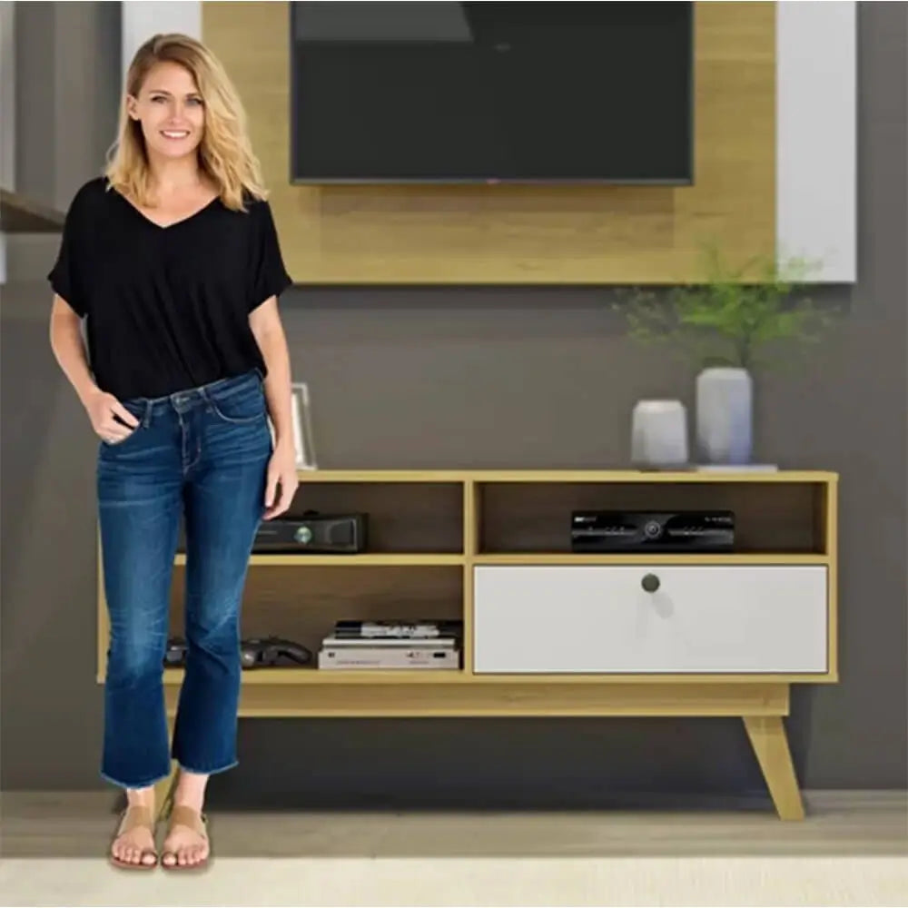 RACK HOUSTON PARA TV ATÉ 50 POLEGADAS 1 PORTA VALDEMÓVEIS